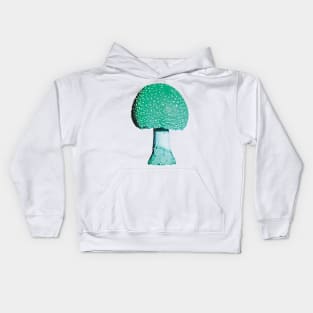 Blue-Green Mushroom Amanita Kids Hoodie